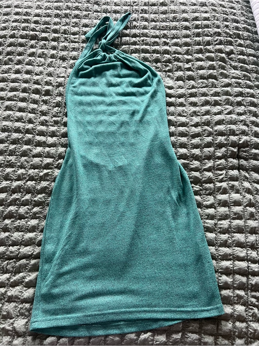 SHEIN Teal Knit Top